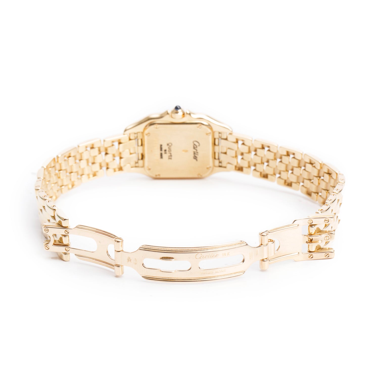 Cartier Vintage 18k Yellow Gold Panthere de Cartier Watch, Small Model w/ Box & Papers
