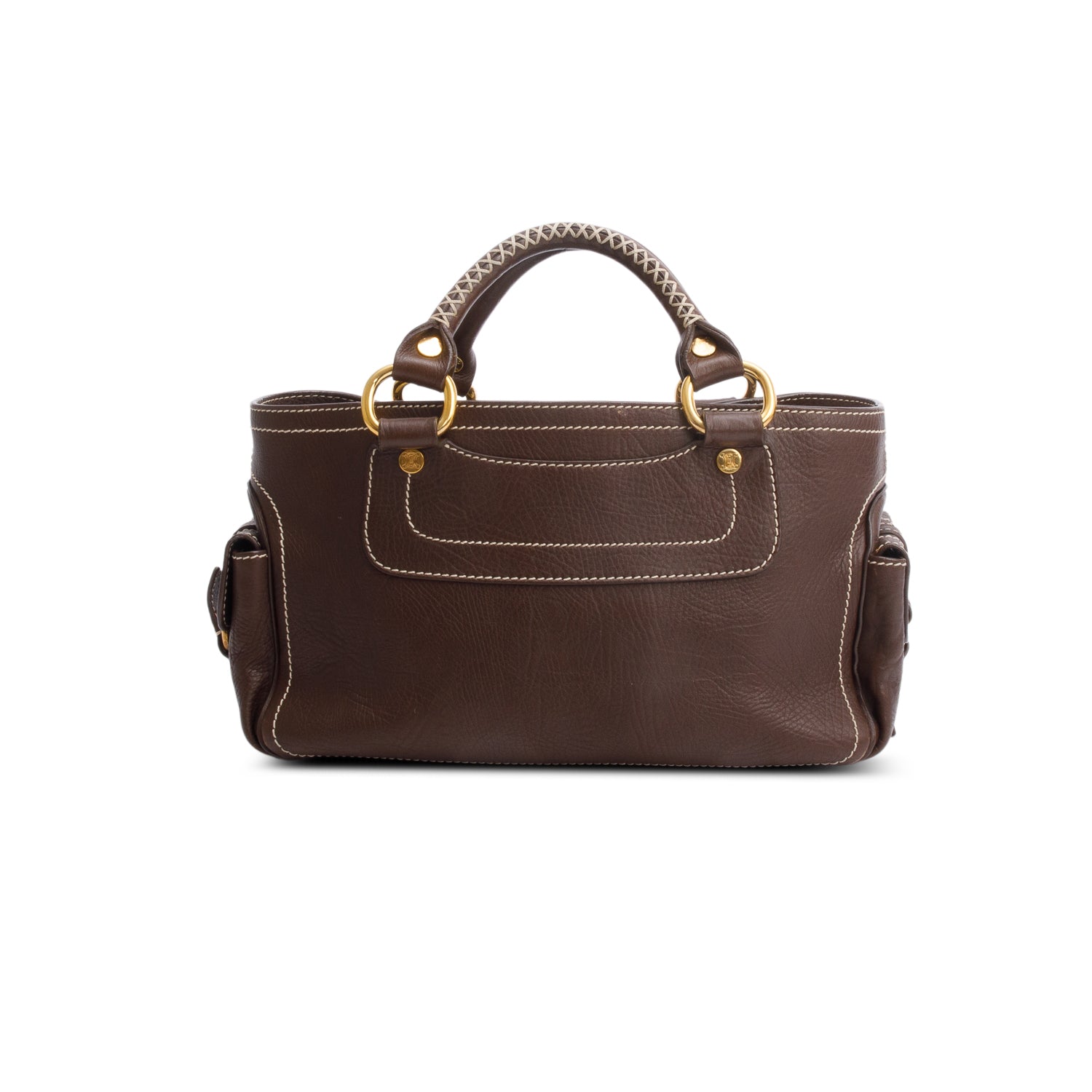 Celine Brown Leather Boogie Bag