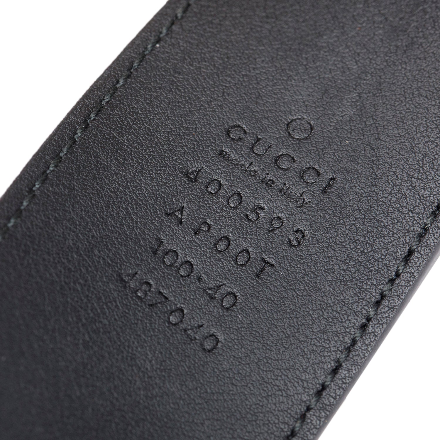 Gucci GG Marmont Black Wide Leather Belt 100 40 w/ Box