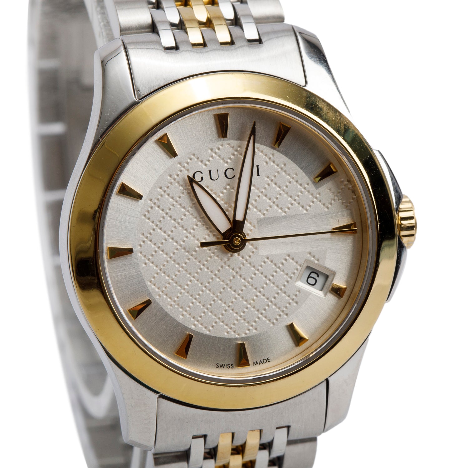 Gucci Stainless Steel & Gold Plated G-Timeless 27 MM Quartz Watch YA126511