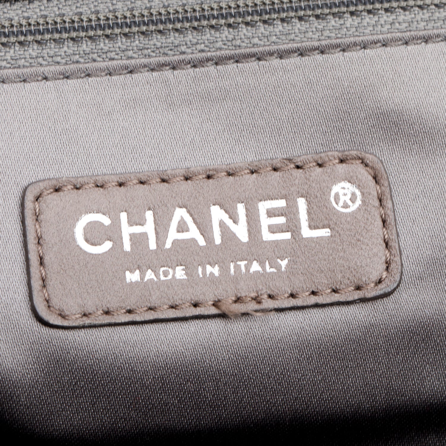 Chanel Black Glazed Lambskin North/South Reissue Tote w/ Authenticity Card