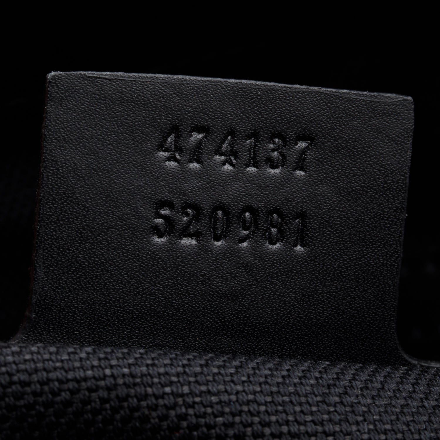 Gucci Black GG Supreme Canvas Calfskin Messenger Bag