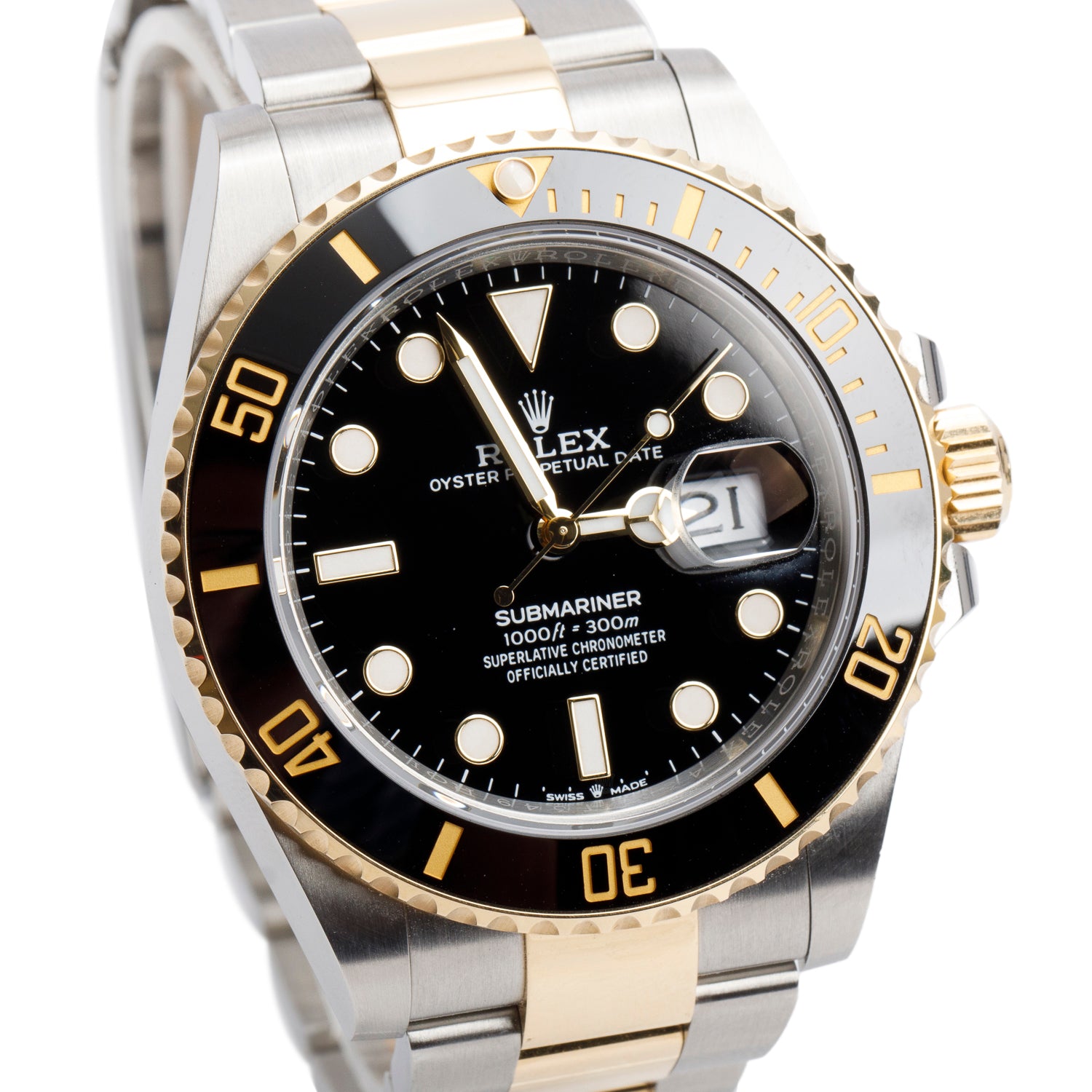 Rolex 2025 Stainless Steel & 18k Yellow Gold Submariner Date 41 MM Automatic Watch 126613LN w/ Box & Papers
