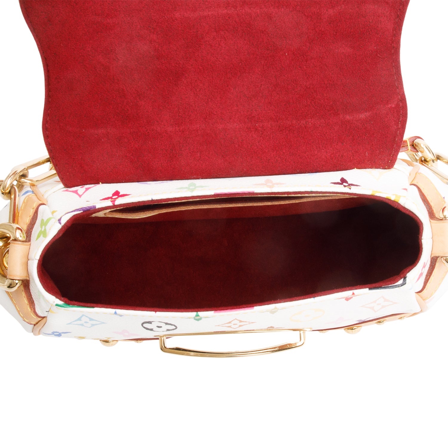 Louis Vuitton White Multicolor Monogram Marilyn Shoulder Bag