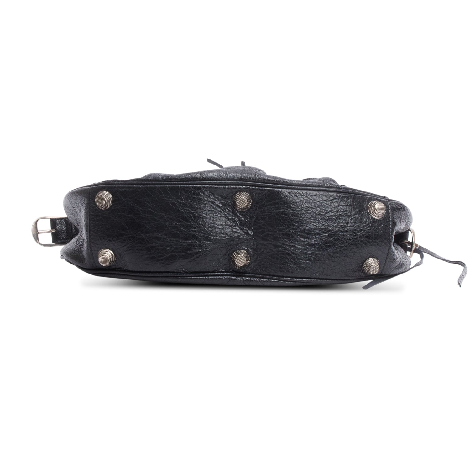 Balenciaga Black Arena Leather Le Cagole Small Shoulder Bag w/ Box