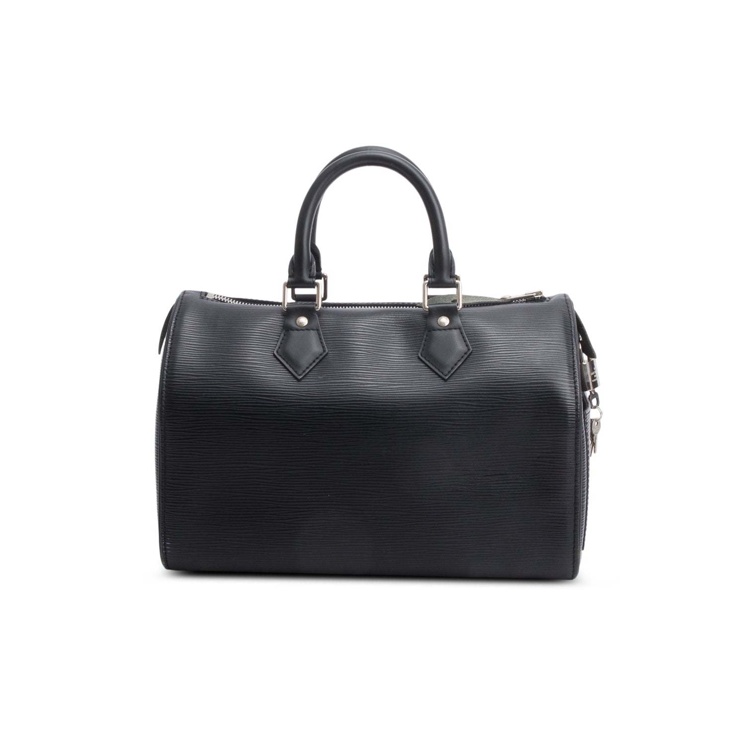 Louis Vuitton Black Epi Leather Speedy 25