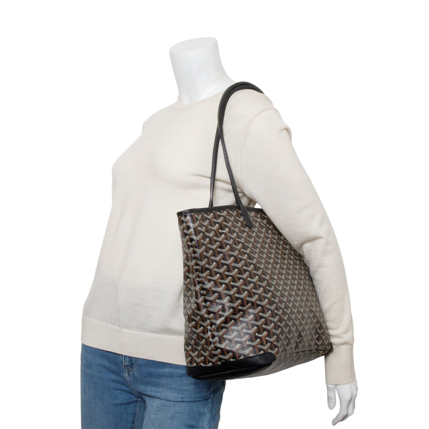 Goyard Black Monogram Canvas Artois MM