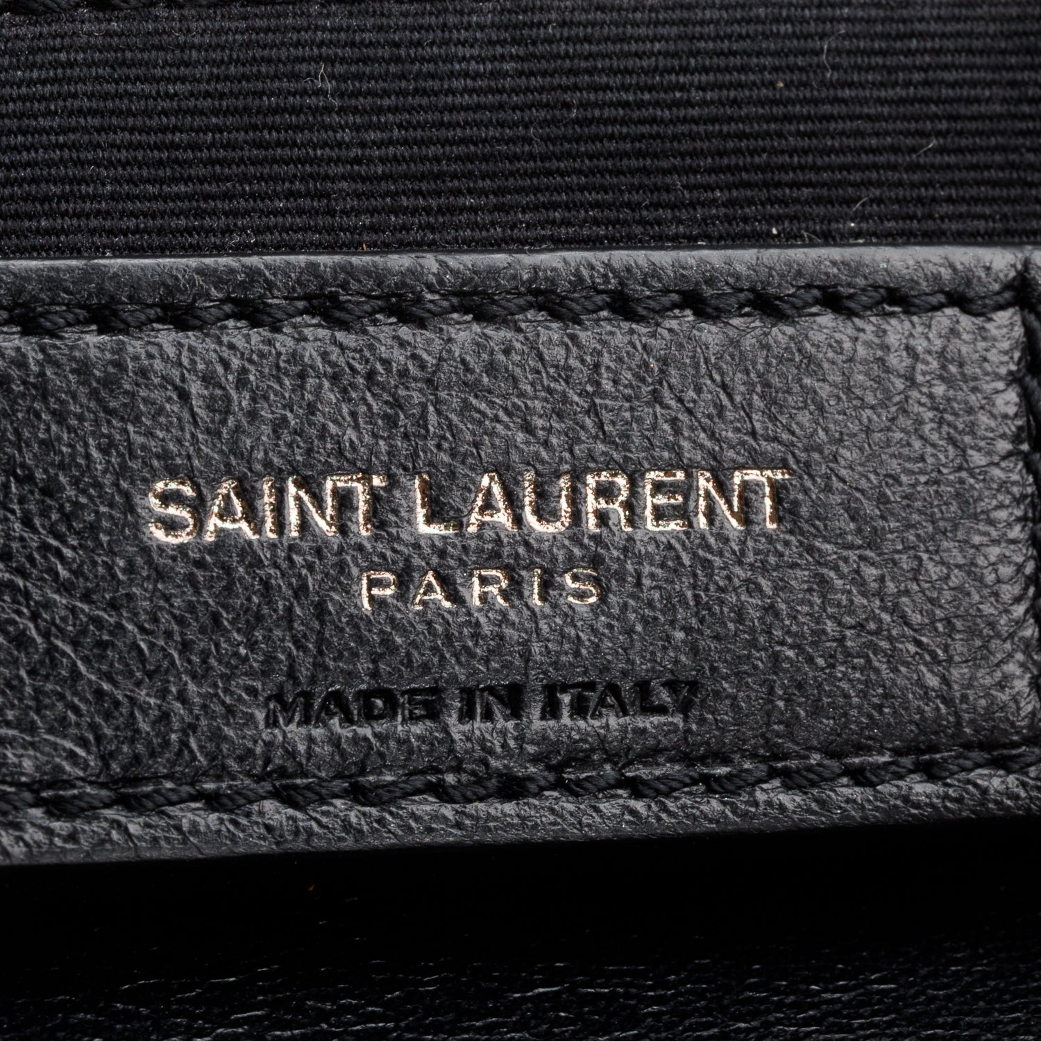 Saint Laurent Ivory Vintage Leather Monogram Medium Niki Chain Satchel
