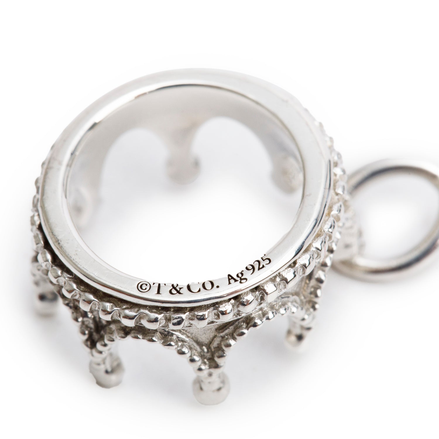 Tiffany & Co. Sterling Silver Crown Charm