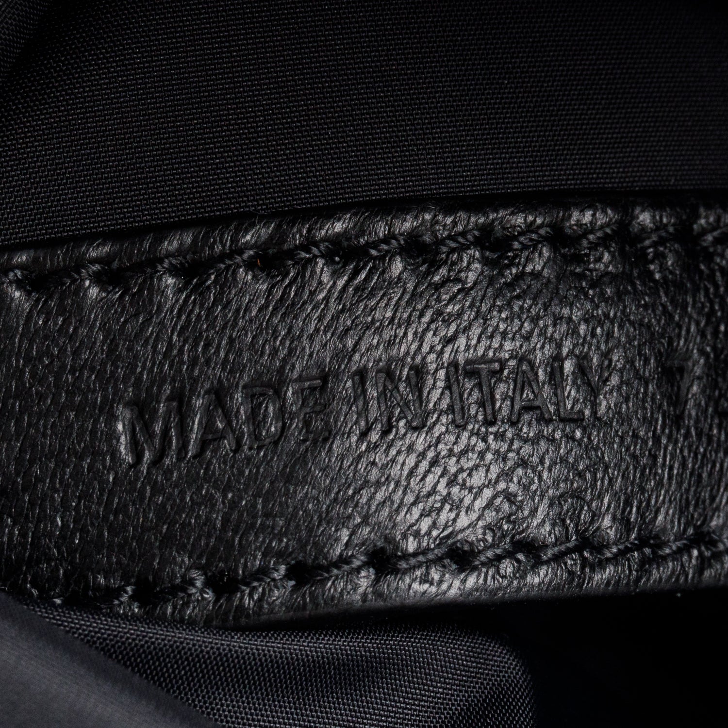 Balenciaga x Adidas Black Leather North-South Tote Bag w/ Strap