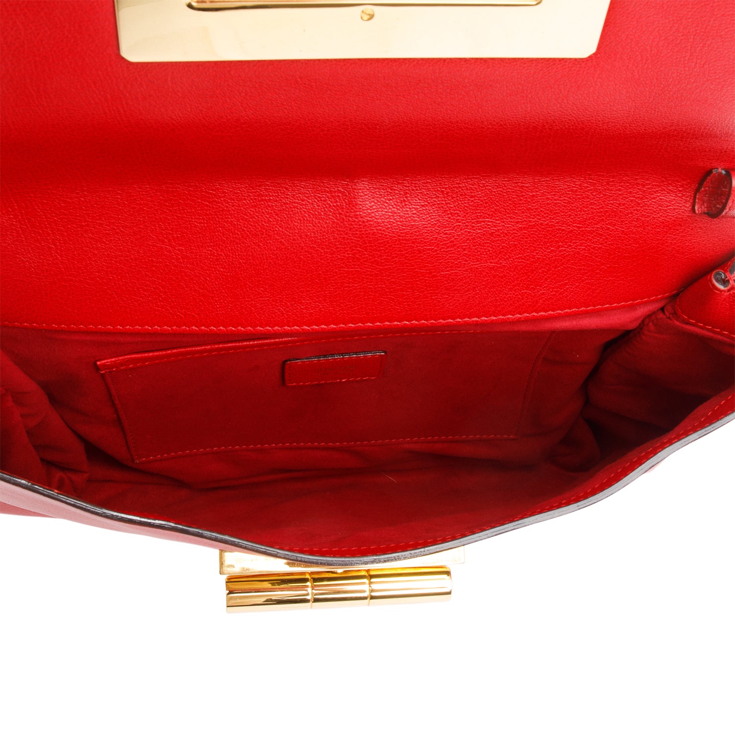 Tom Ford Red Leather Natalia Convertible Clutch