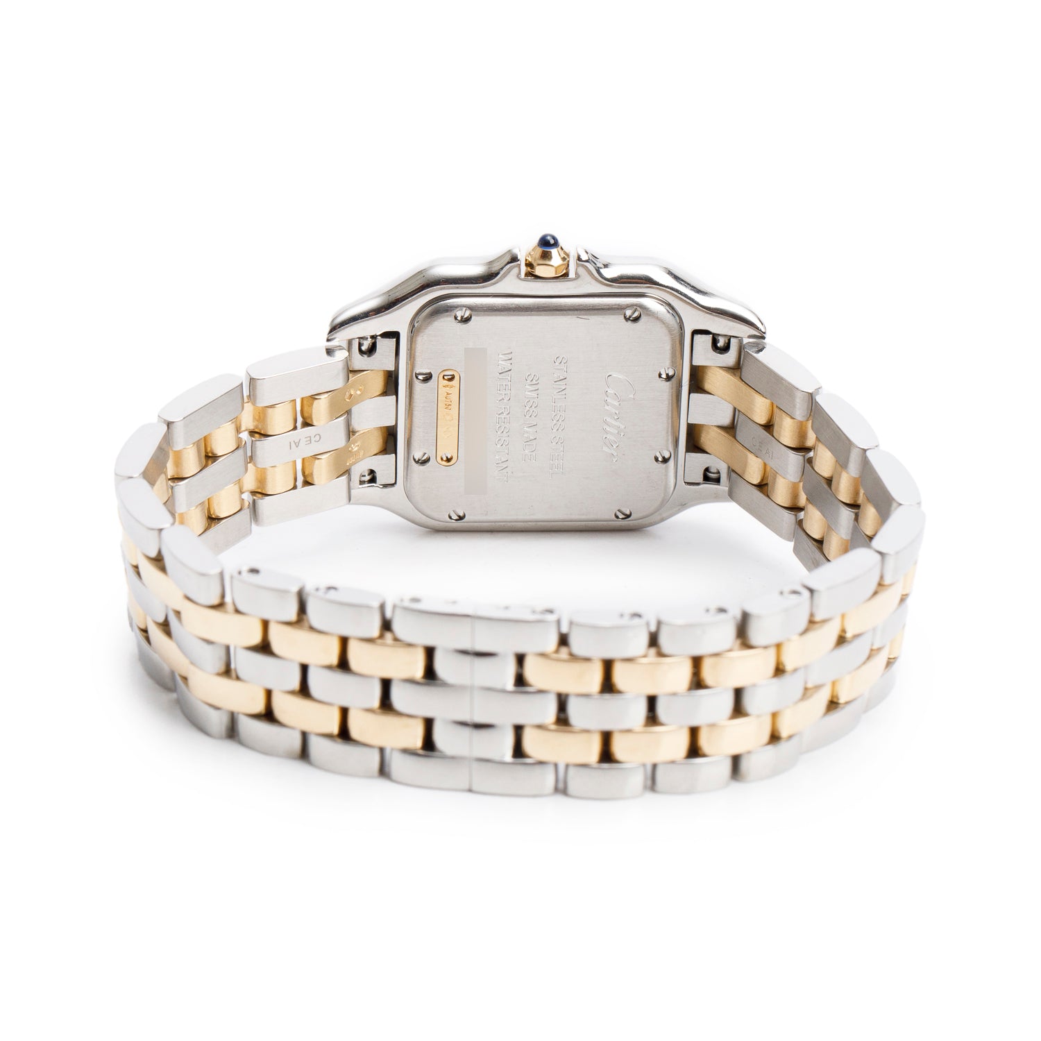 Cartier Stainless Steel & 18k Yellow Gold Panthere de Cartier Watch, Medium Model 4017 w/ Box & Service Papers