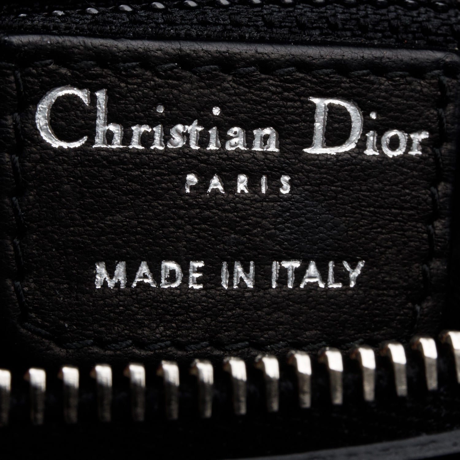 Christian Dior Vintage Black Patent Leather Cannage Calfskin Small East West Lady Dior W/ Authenticity Card
