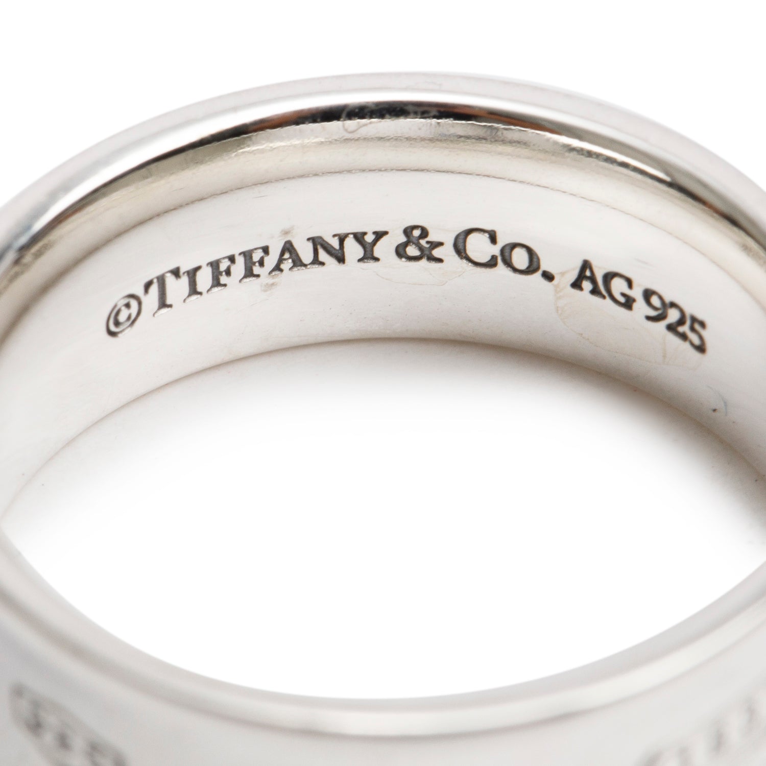 Tiffany & Co. Sterling Silver 1837 Ring, Size 6