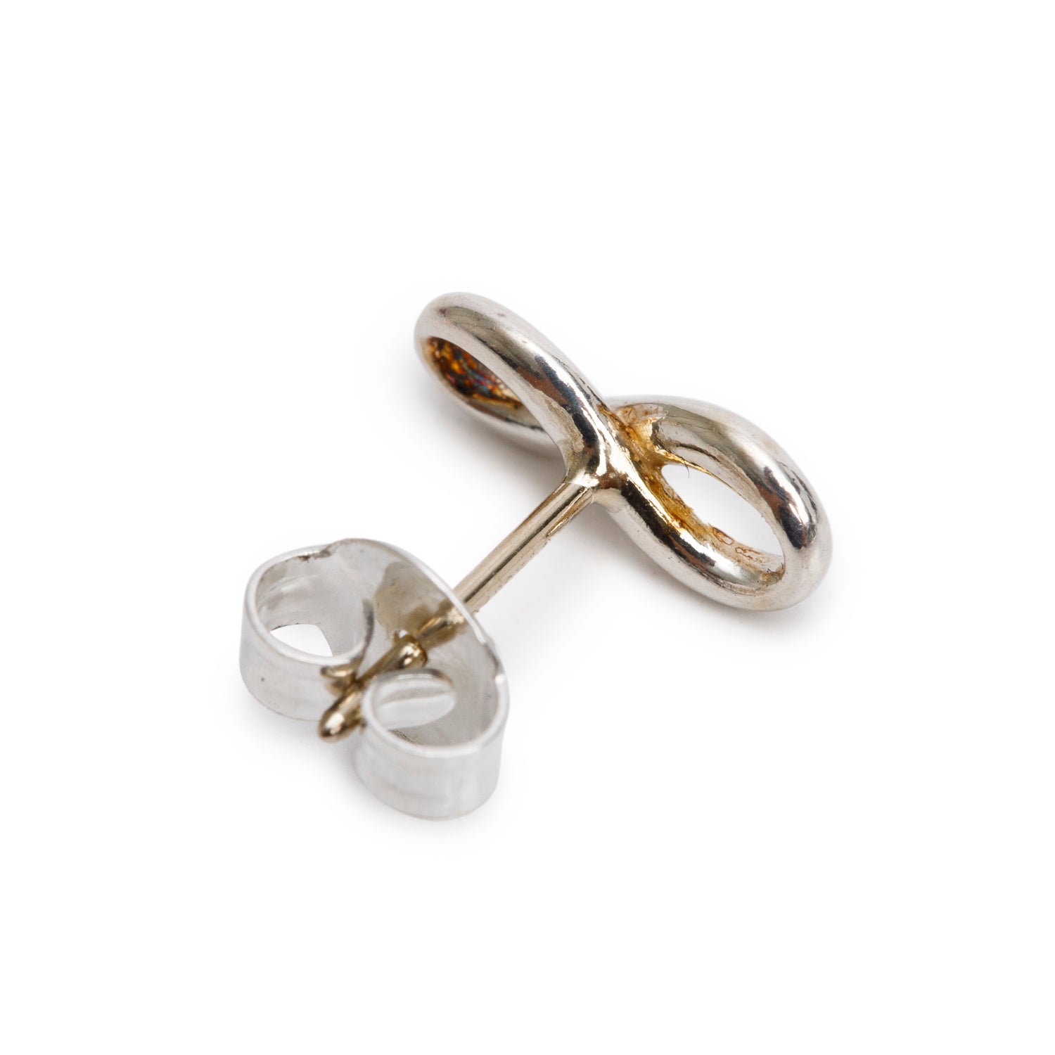 Tiffany & Co. Sterling Silver Mini Infinity Earrings