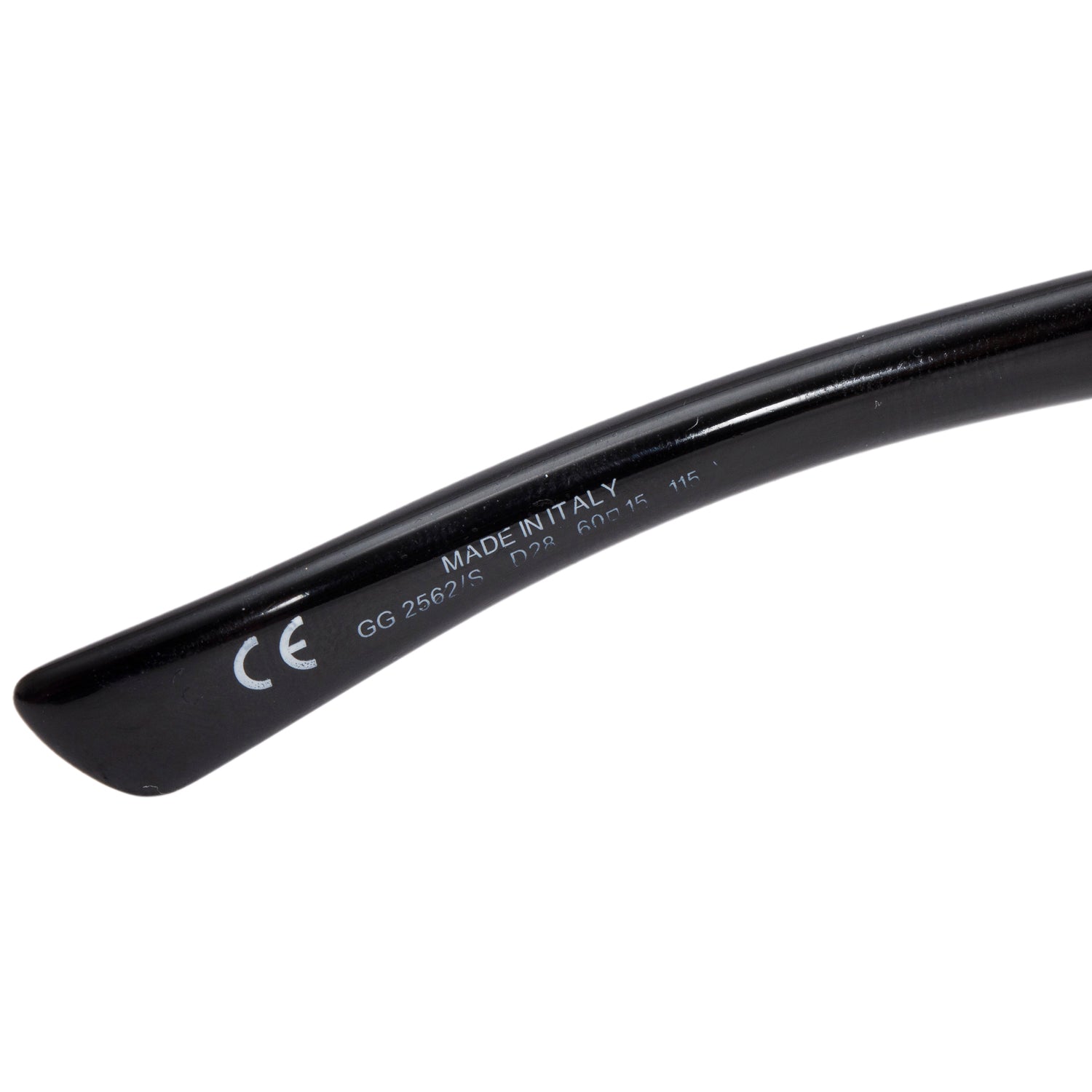 Gucci GG2562/S Black Acetate Horsebit Square Sunglasses w/ Case