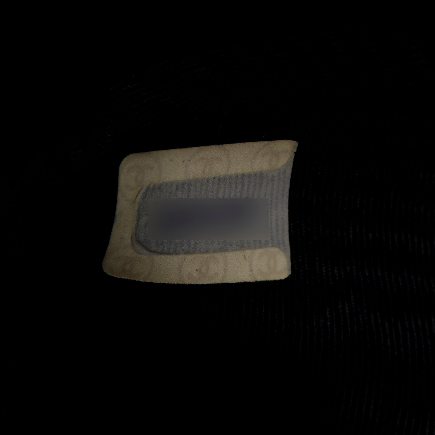 Chanel Vintage Black Satin CC Pouch w/ Box & Authenticity Card