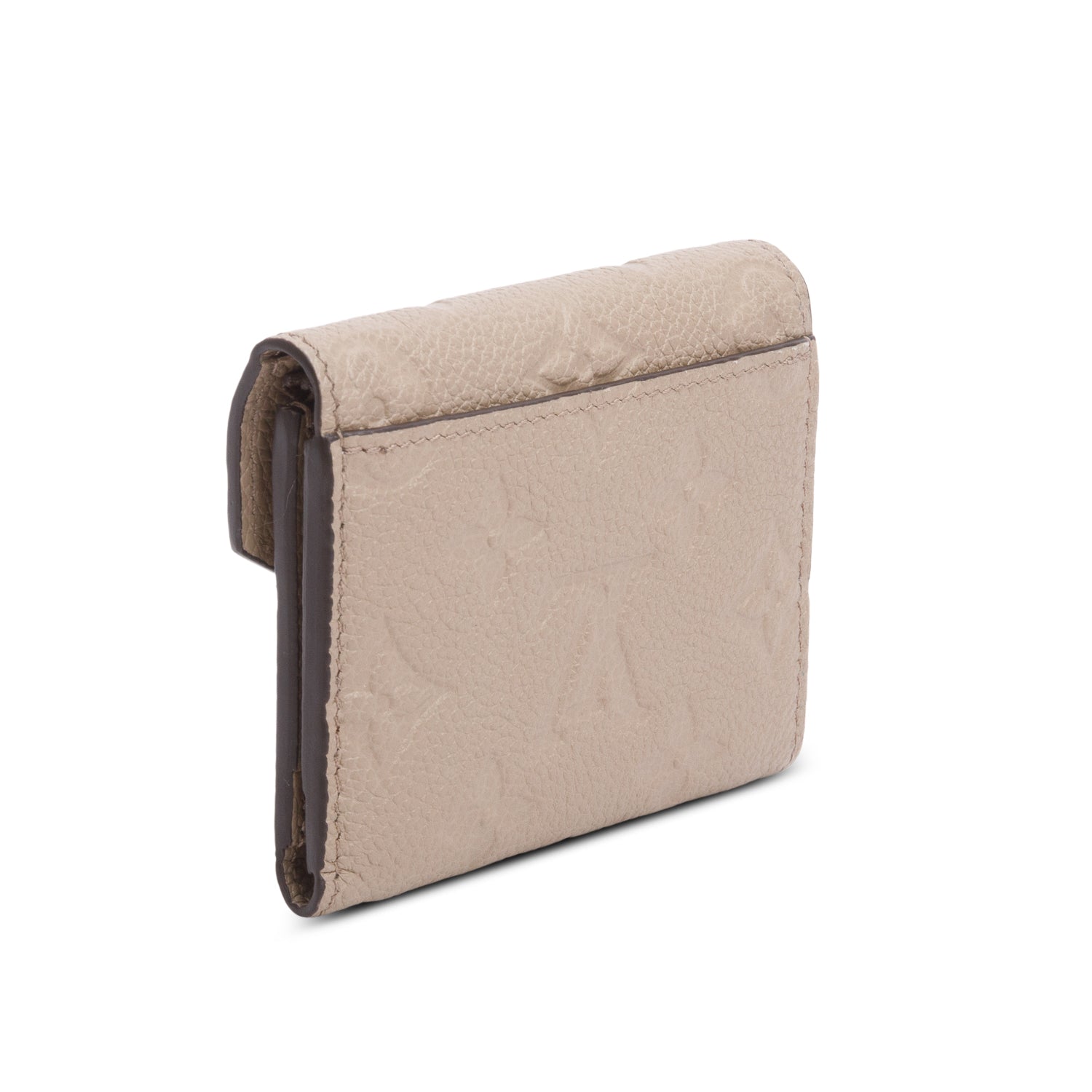 Louis Vuitton 2022 Taupe Monogram Empreinte Leather Victorine Wallet w/ Box & Receipt