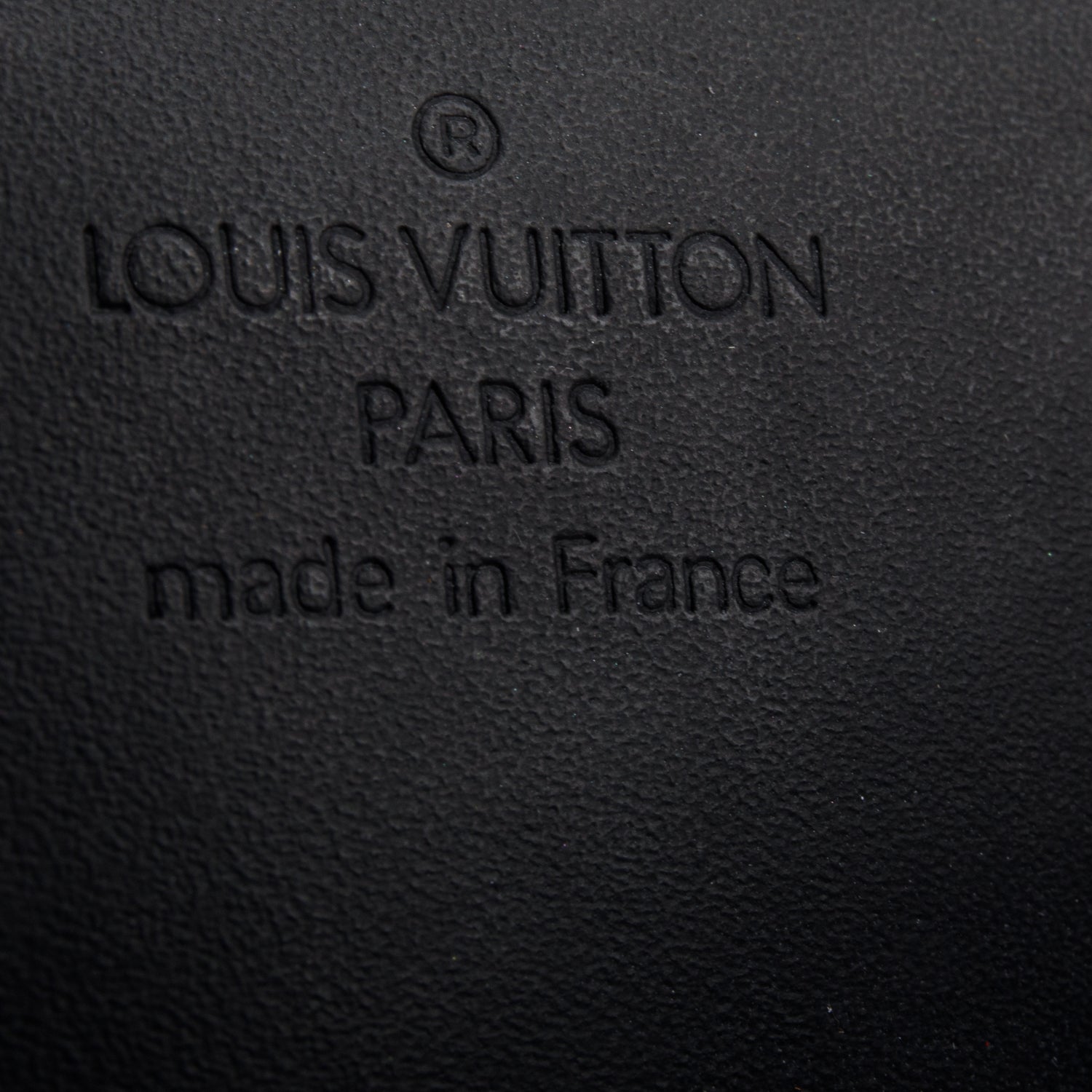Louis Vuitton Black Monogram Vernice Glace Leather Anouchka Pochette