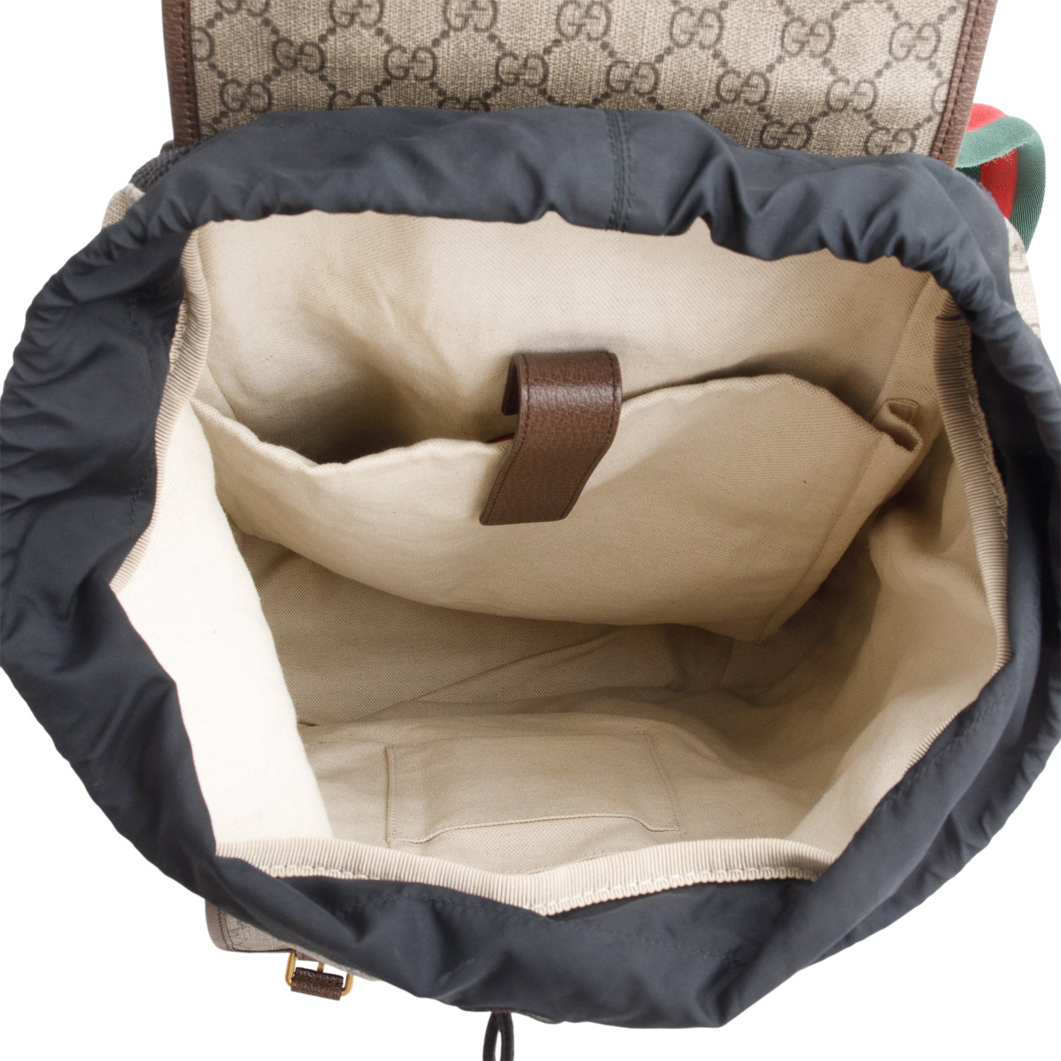 Gucci GG Supreme Applique Soft Courrier Backpack