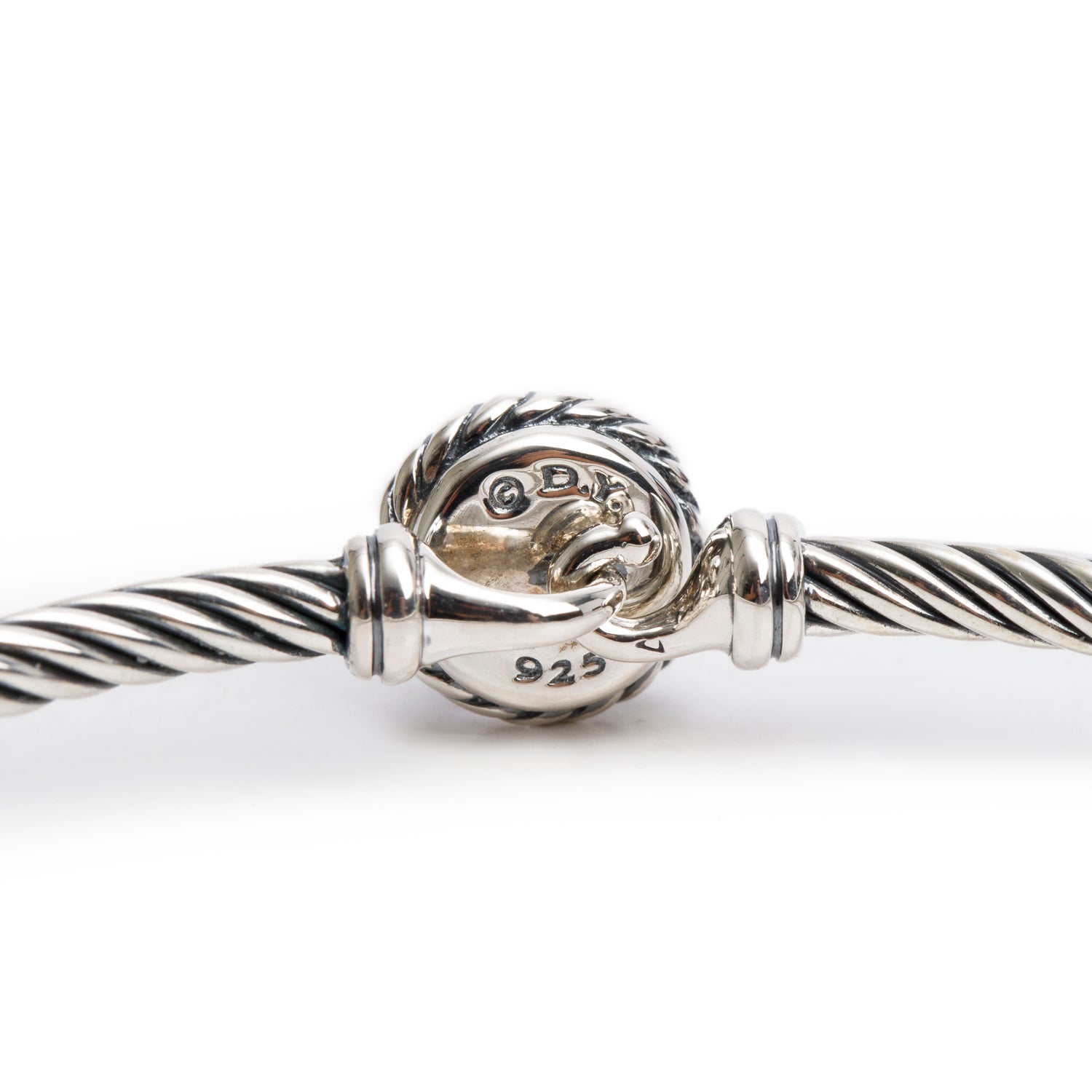 David Yurman Sterling Silver Black Orchid Petite Chatelaine Bracelet