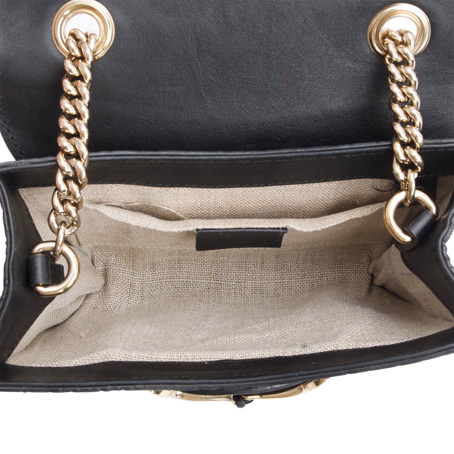 Gucci Black Microguccissima Mini Emily Horsebit Bag