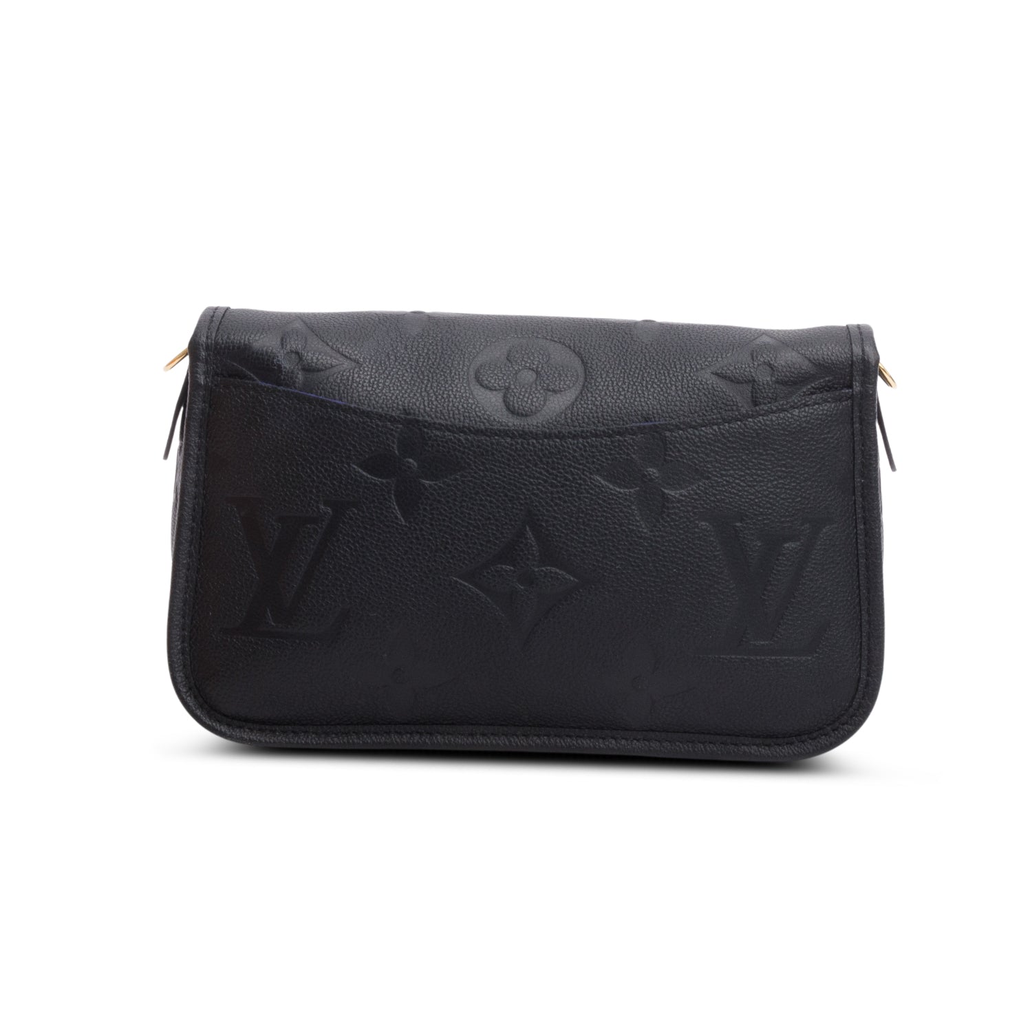 Louis Vuitton 2025 Black Monogram Empreinte Diane w/ Box, Straps & Receipt