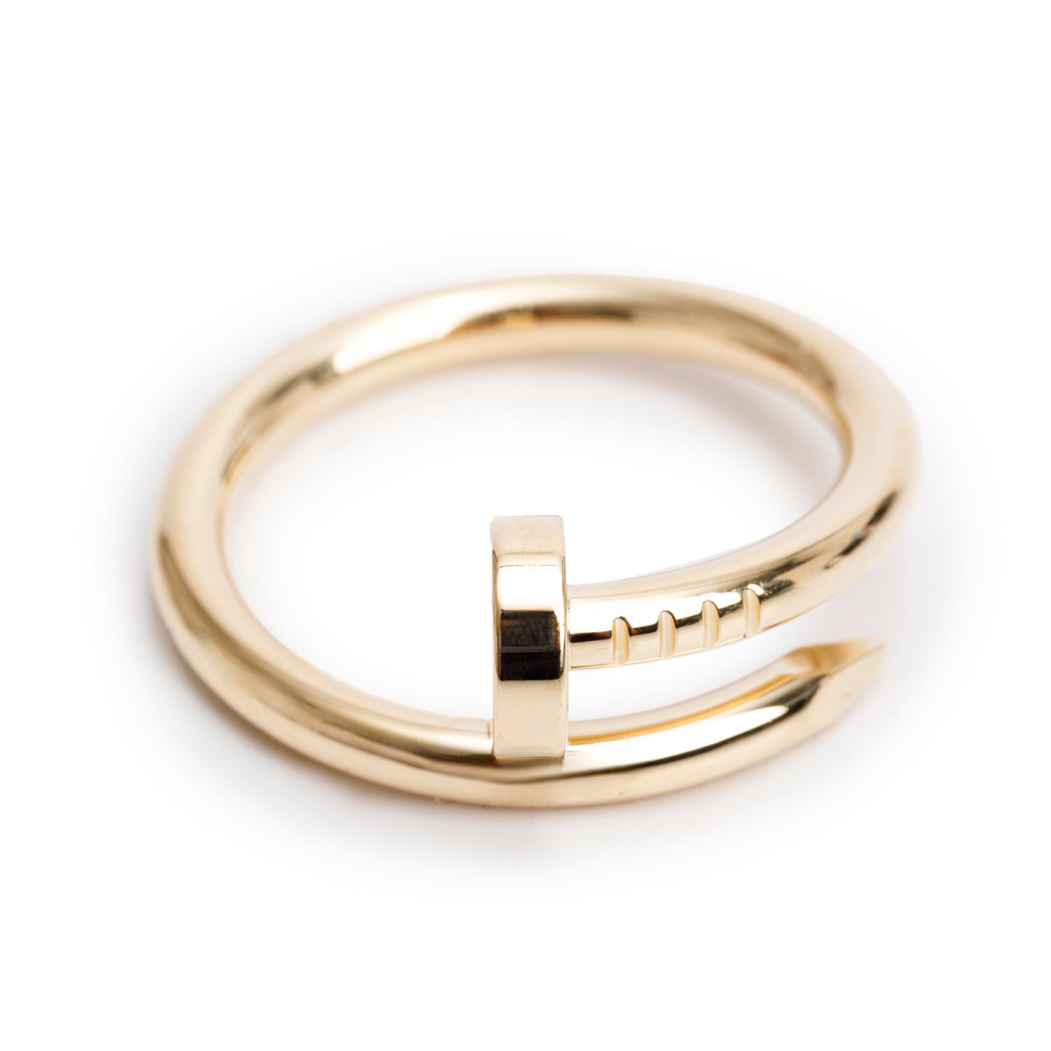 Cartier 18k Yellow Gold Juste Un Clou Ring, Classic Model, Size 60 9 w/ Receipt