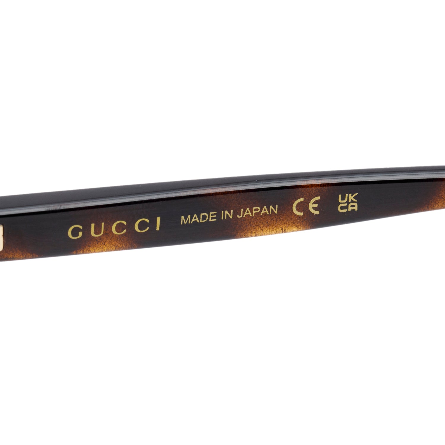 Gucci GG1066S Brown Havana Interlocking GG Butterfly Sunglasses