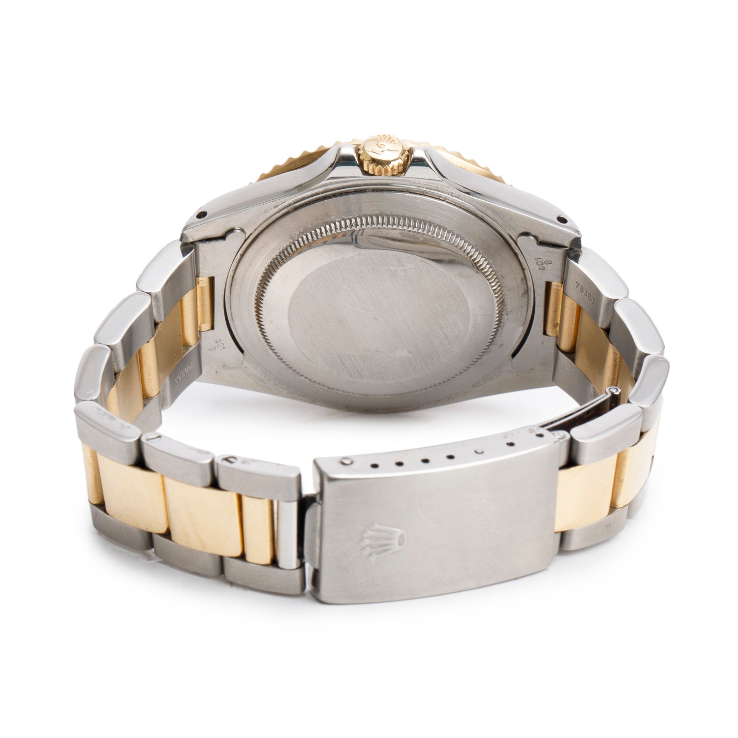 Rolex Stainless Steel & 18k Yellow Gold GMT-Master II Root Beer 40 MM Automatic Watch Chocolate Dial 16713 w/ Box