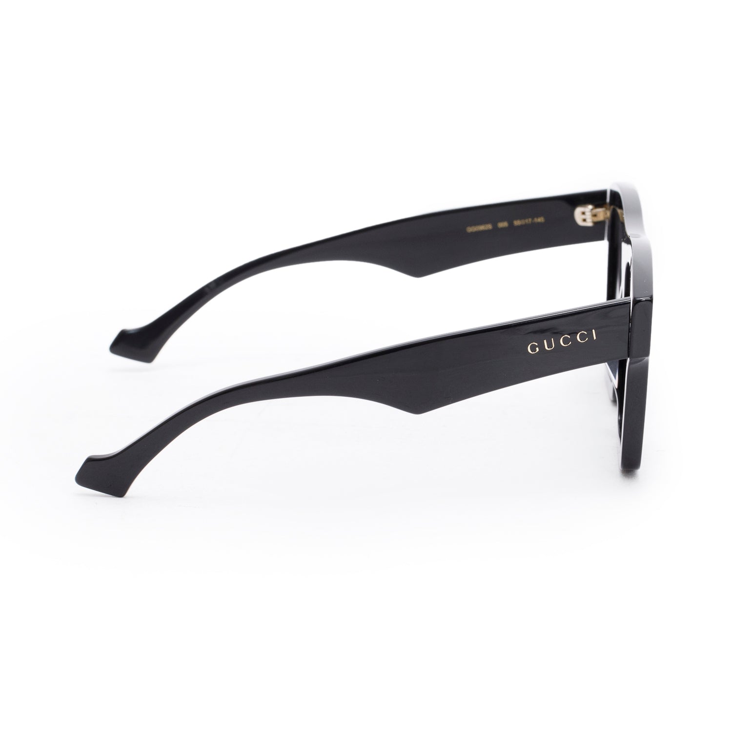 Gucci GG0962S Black Acetate Square Frame Sunglasses w/ Case