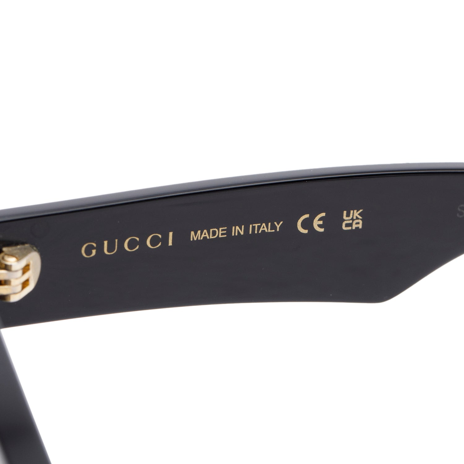 Gucci GG0962S Black Acetate Square Frame Sunglasses w/ Case
