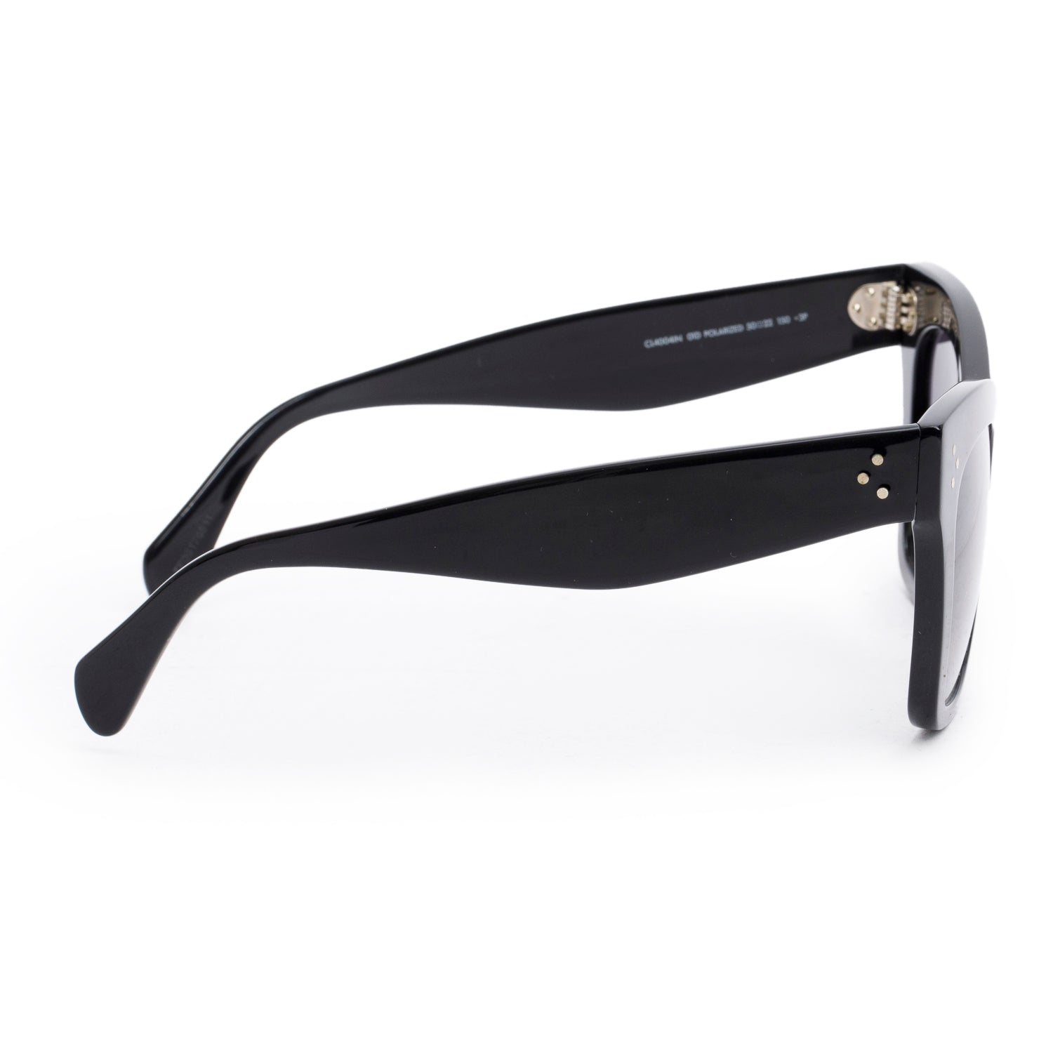 Celine CL4004IN Black Acetate Cat Eye Sunglasses w/ Box & Case