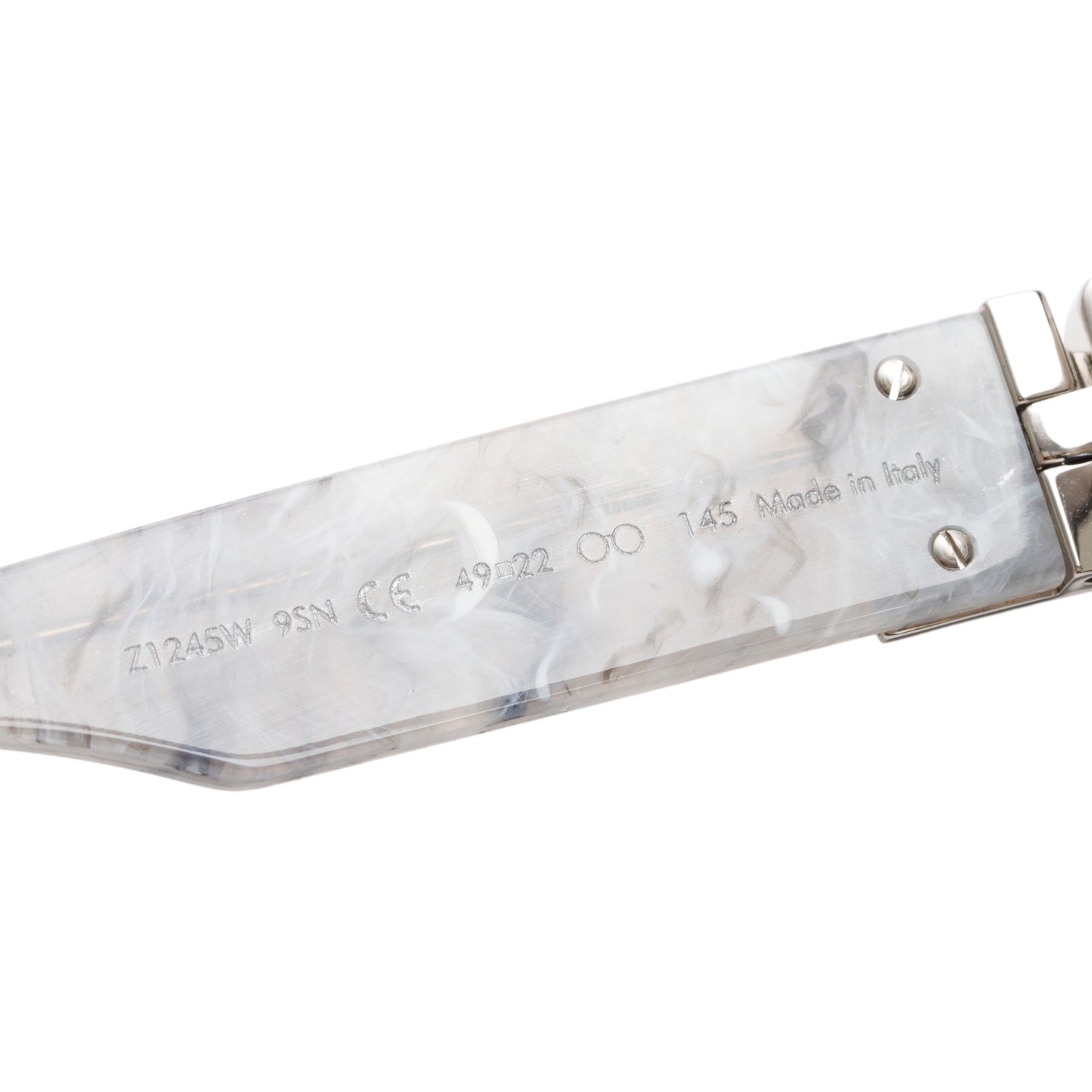 Louis Vuitton Z1245W Marble Grey Acetate Charleston Square Sunglasses w/ Box & Case