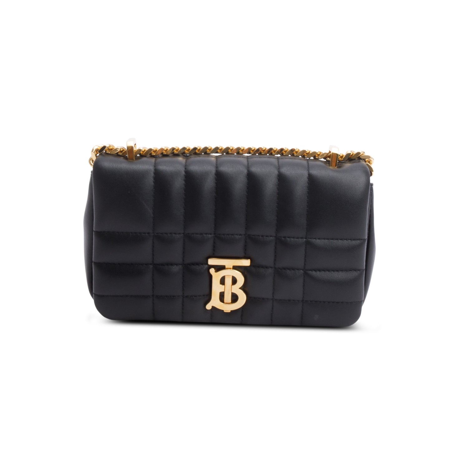 Burberry Black Quilted Leather Mini Lola Bag