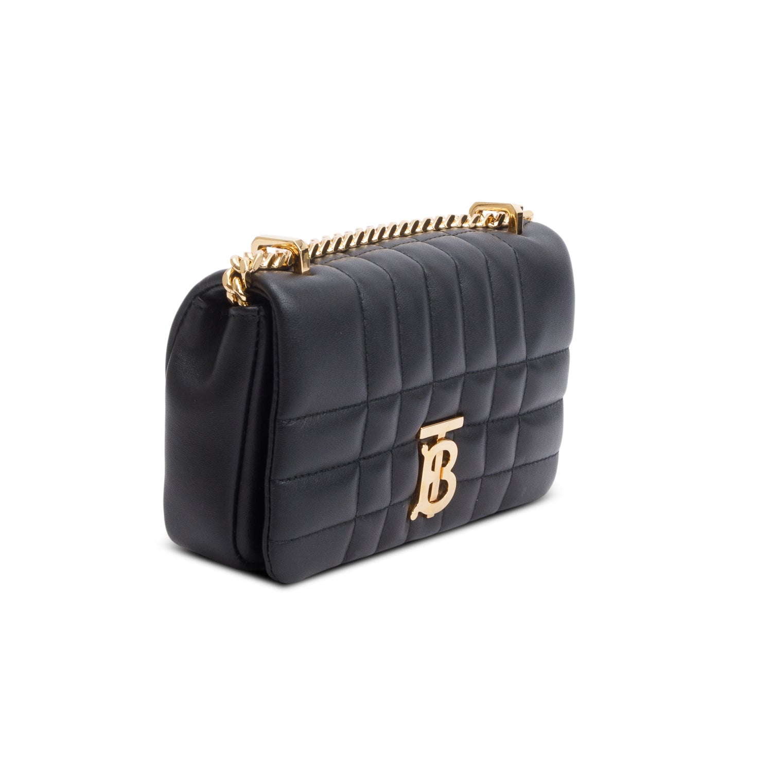 Burberry Black Quilted Leather Mini Lola Bag