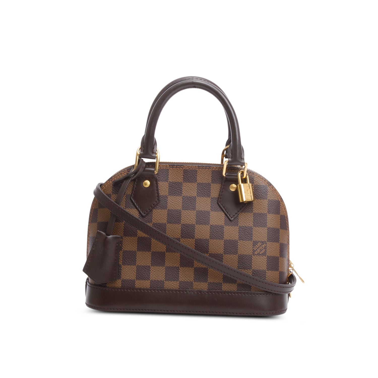 Louis Vuitton 2020 Damier Ebene Alma BB w/ Strap
