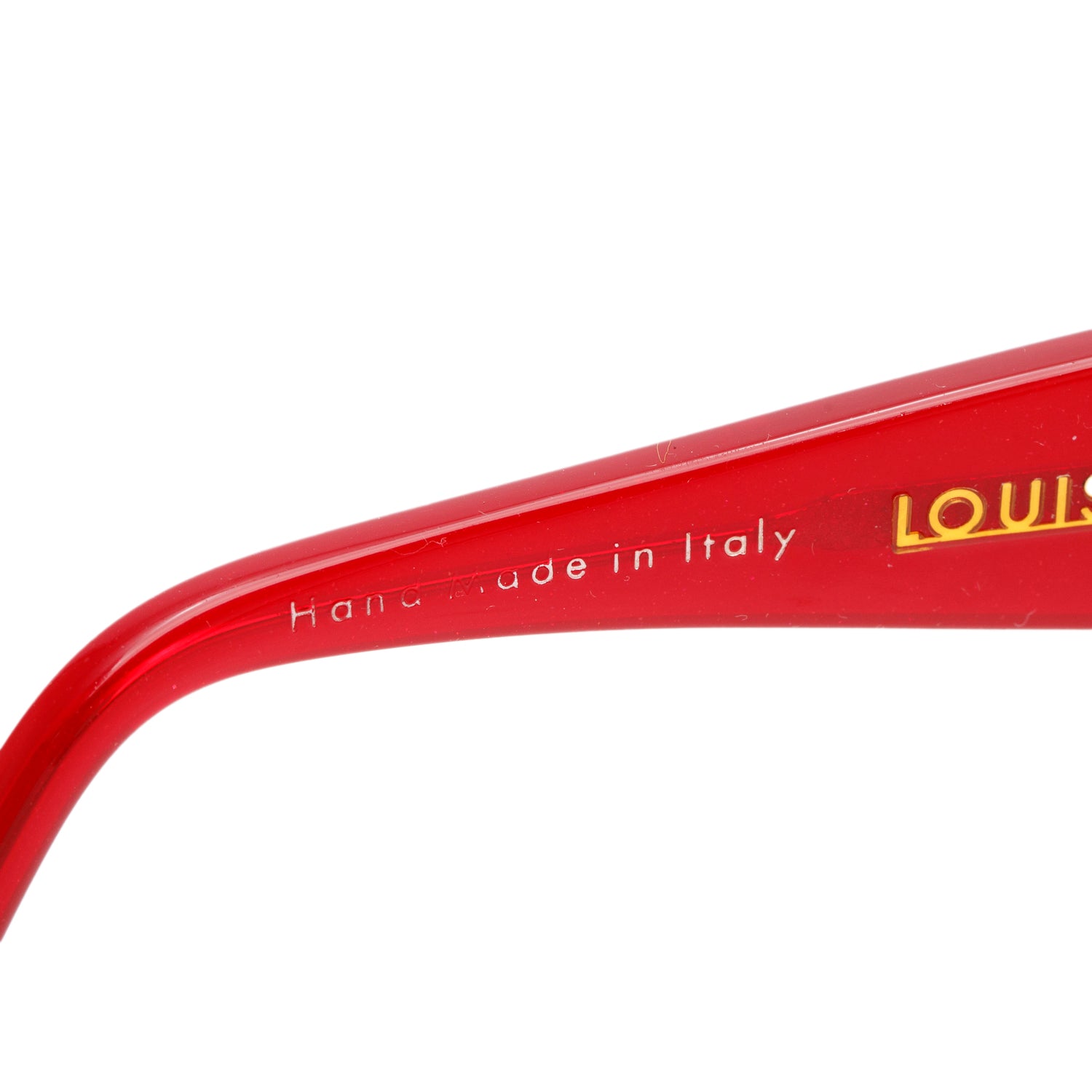 Louis Vuitton Z0133E Red Acetate Crystal Ursula Square Sunglasses w/ Case