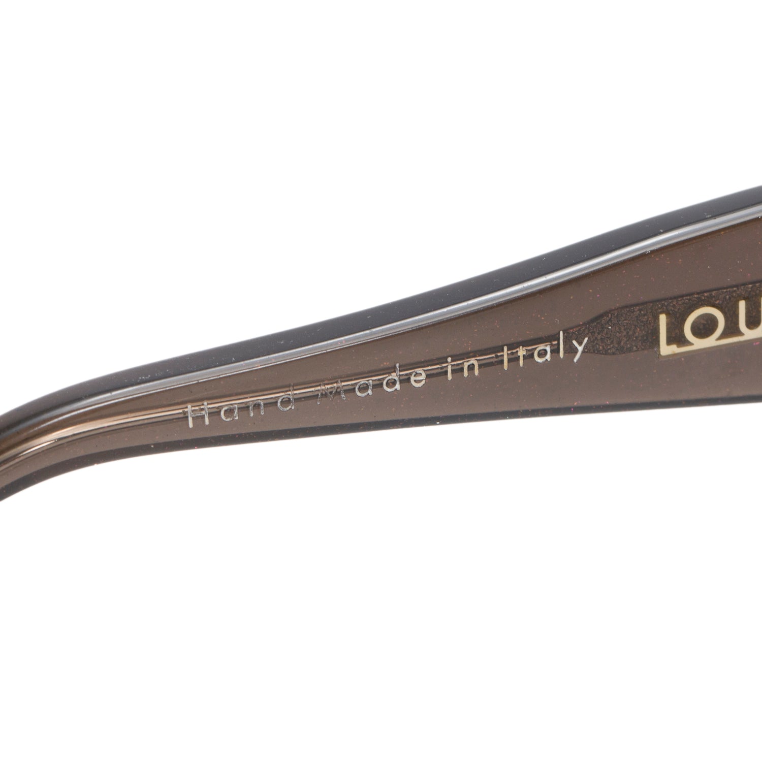 Louis Vuitton Z0134E Brown Acetate Crystal Ursula Square Sunglasses w/ Case