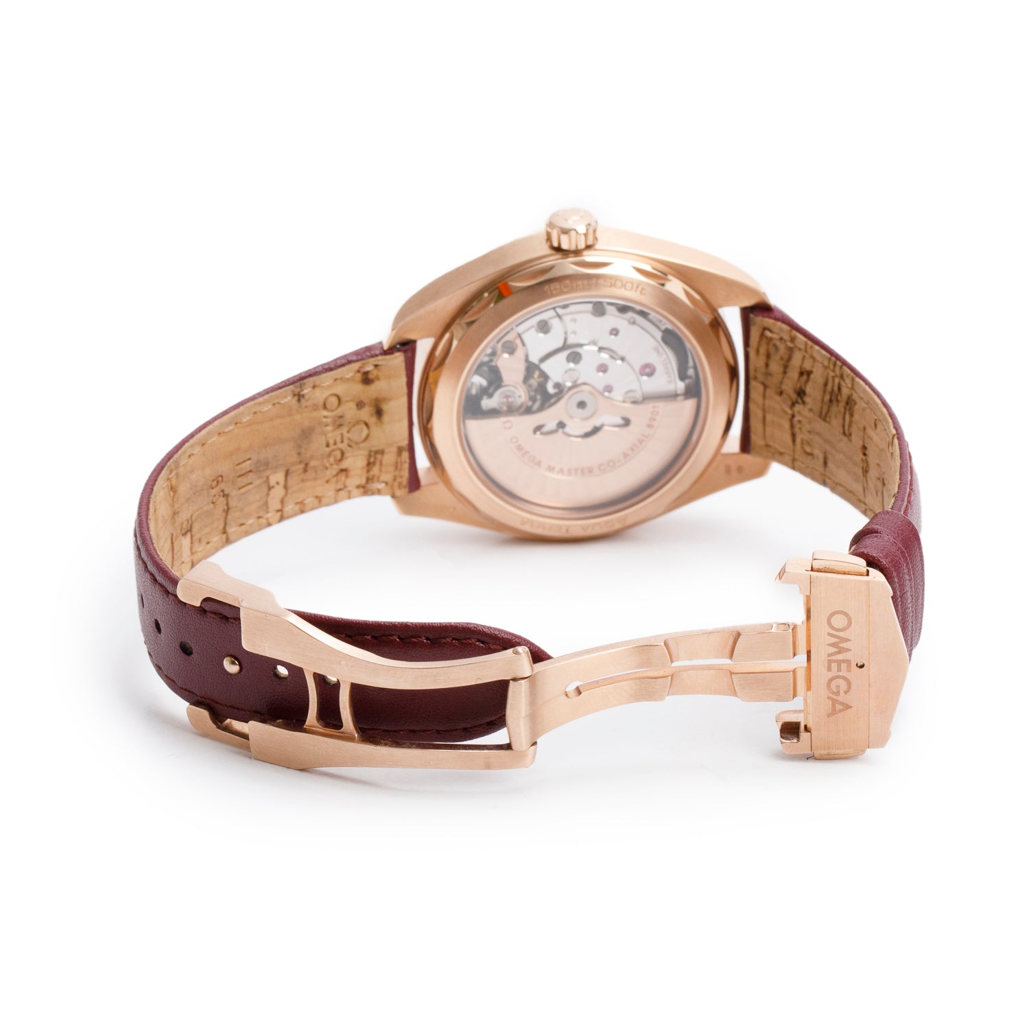 Omega 2024 18k Rose Gold Seamaster Aqua Terra 150M Co-Axial Master Chronometer 41 MM Automatic Watch Brown Dial w/ Box & Papers