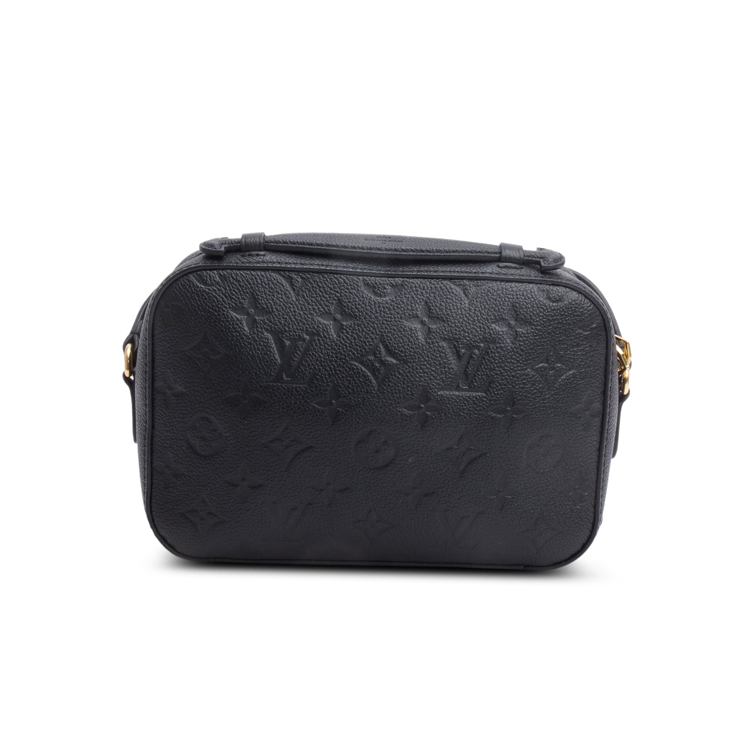 Louis Vuitton Black Monogram Empreinte Leather Saintonge Bag w/ Receipt