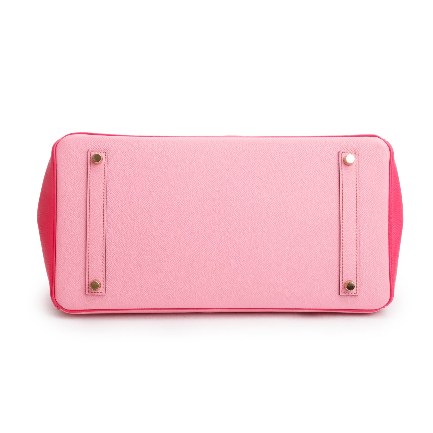 Hermes 'Special Order' Bubblegum Pink and Rose Tyrien Epsom Birkin 35 w/ Box