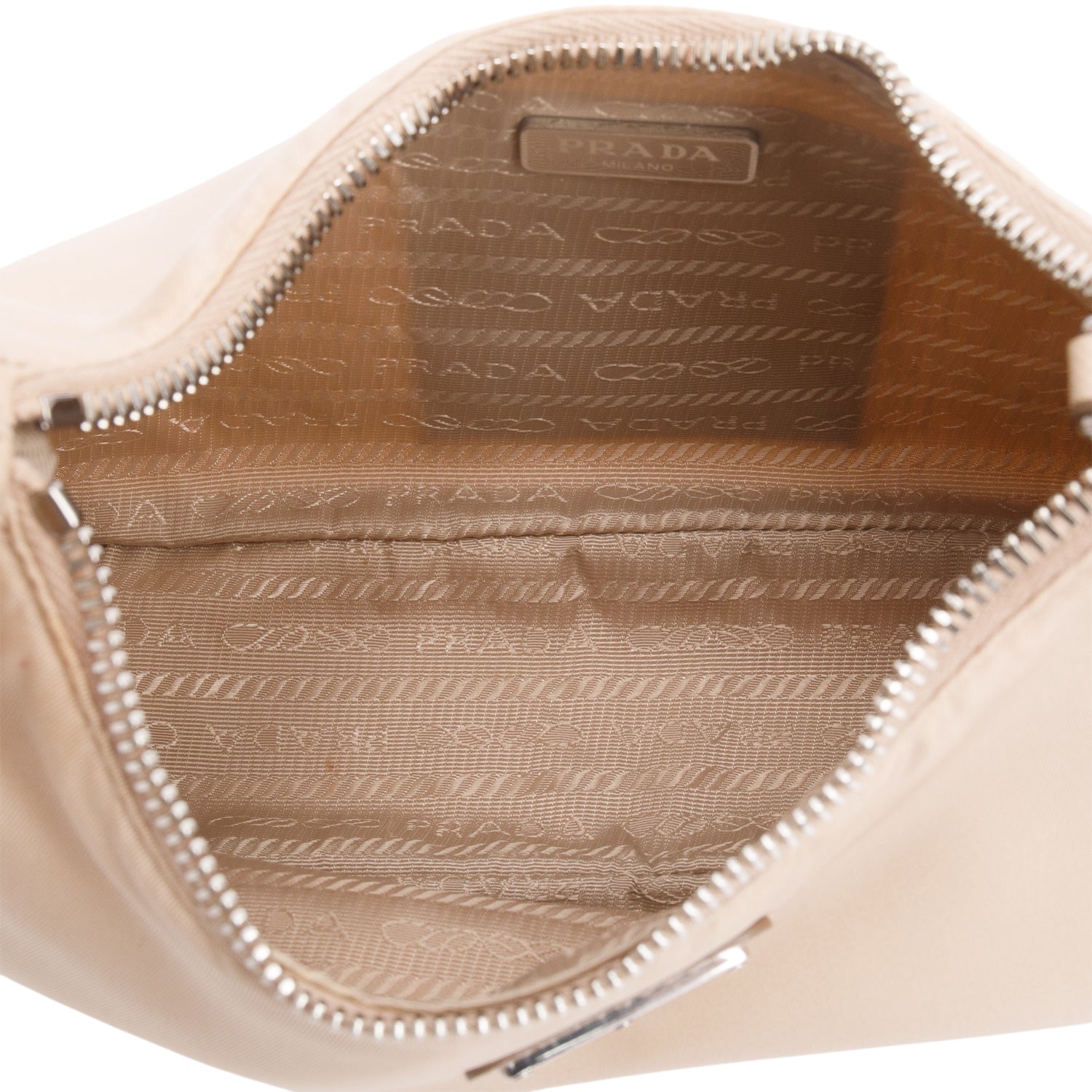 Prada Beige Nylon Re-Edition 2005 Shoulder Bag