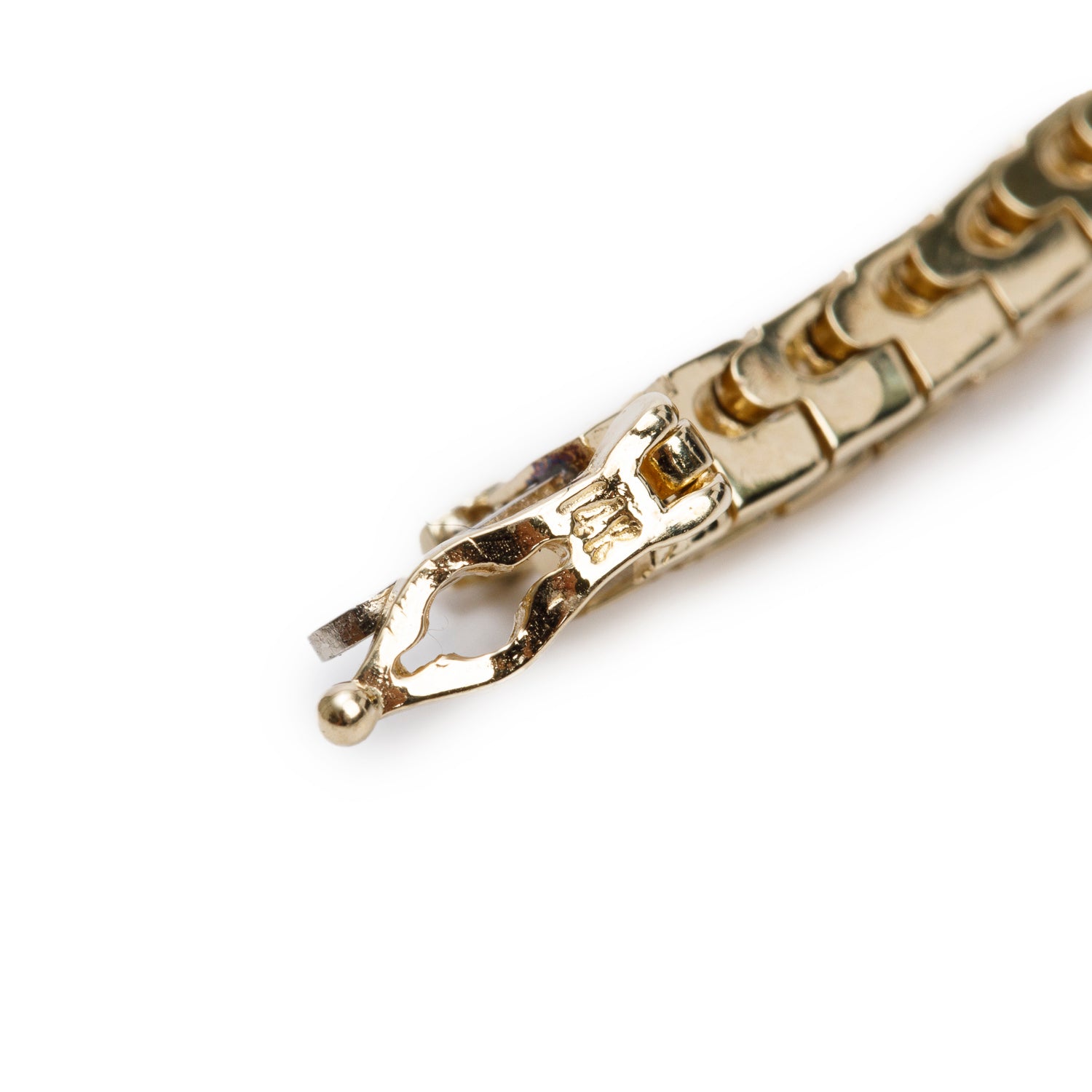 14k Yellow Gold 3.87 tcw. Diamond Tennis Bracelet