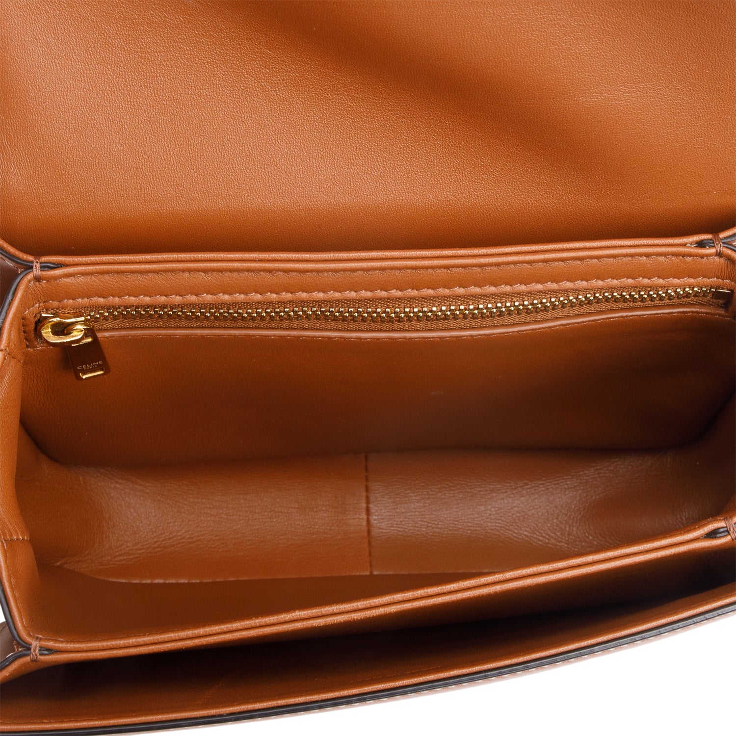 Celine 2022 Brown Triomphe Canvas Teen Triomphe Bag