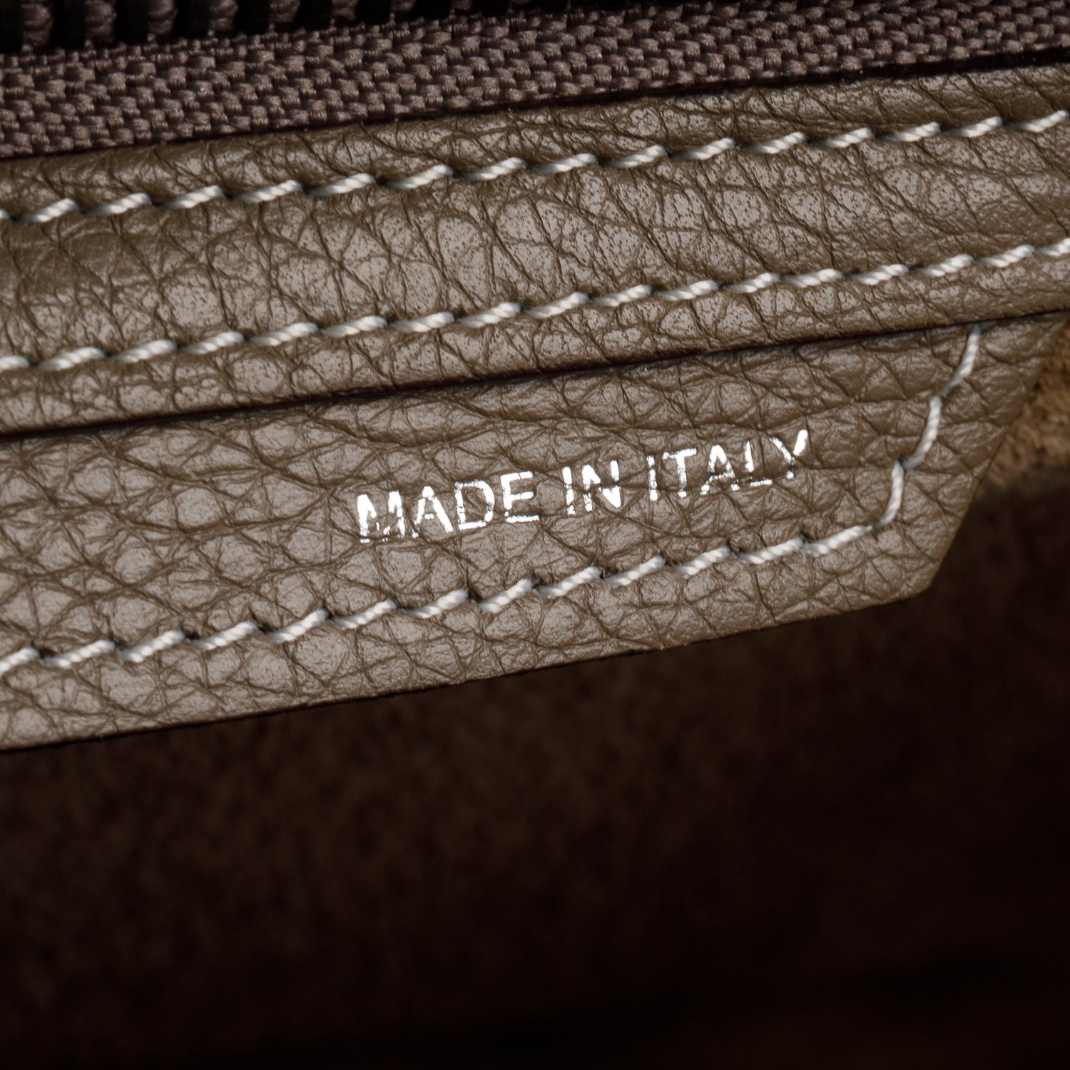 Celine Taupe Calfskin Micro Luggage Tote