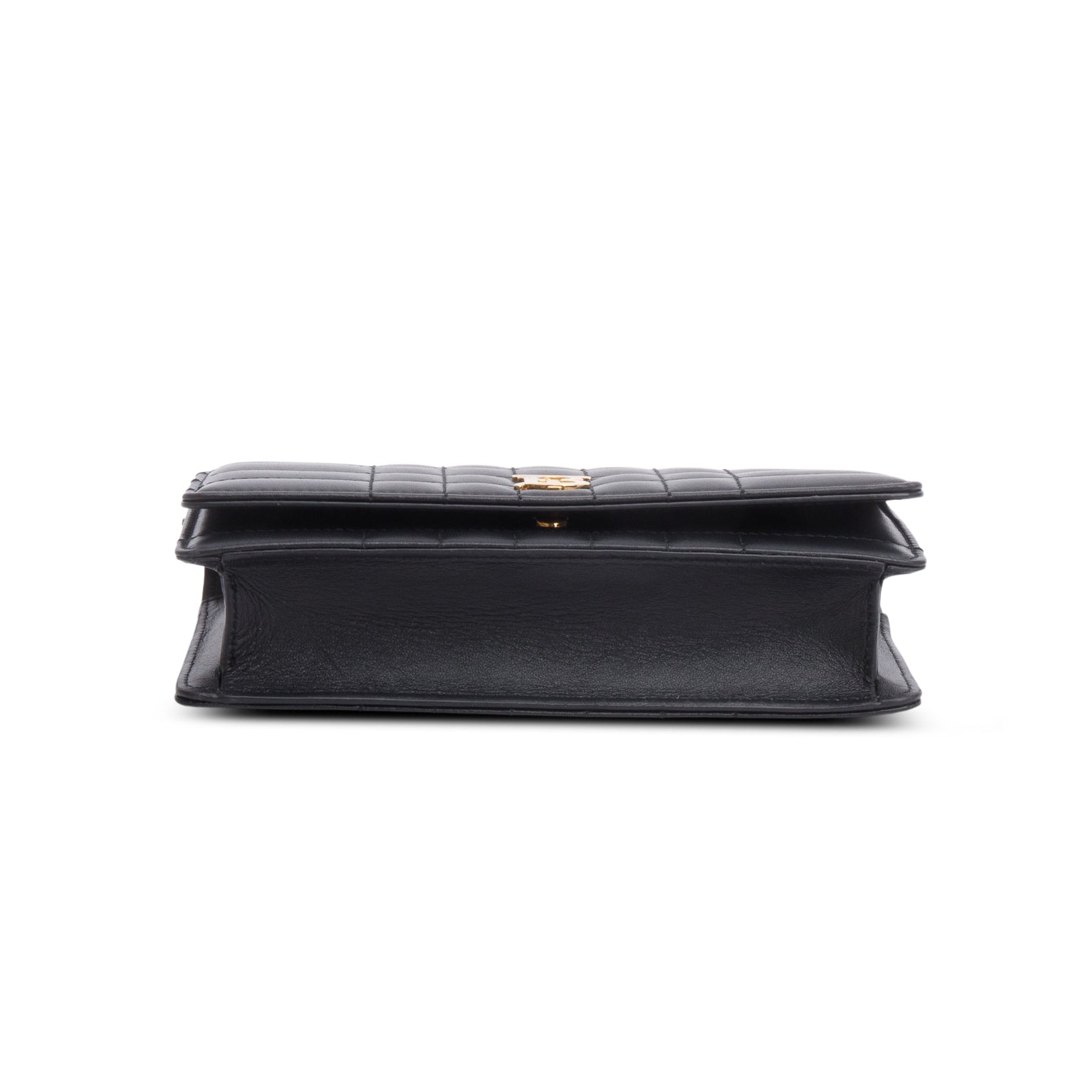 Burberry Black Quilted Leather Mini Lola Bag w/ Box
