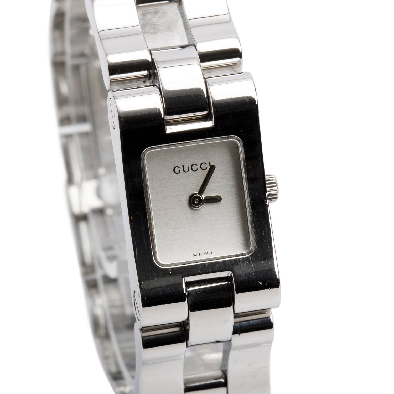 Gucci Stainless Steel 2305 Series Quartz Watch Silver Dial