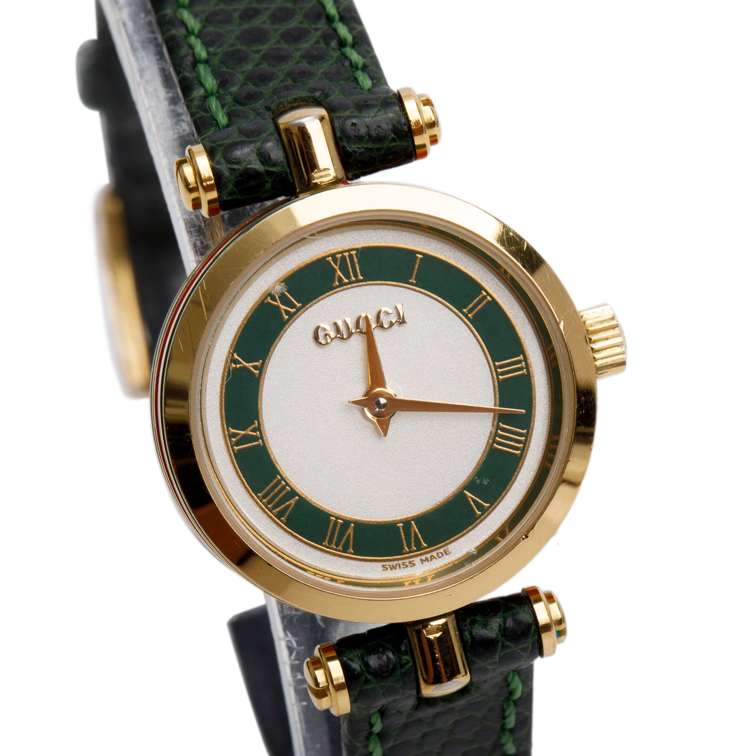 Gucci Gold-Plated Stainless Steel Stack 22 MM Quartz Watch