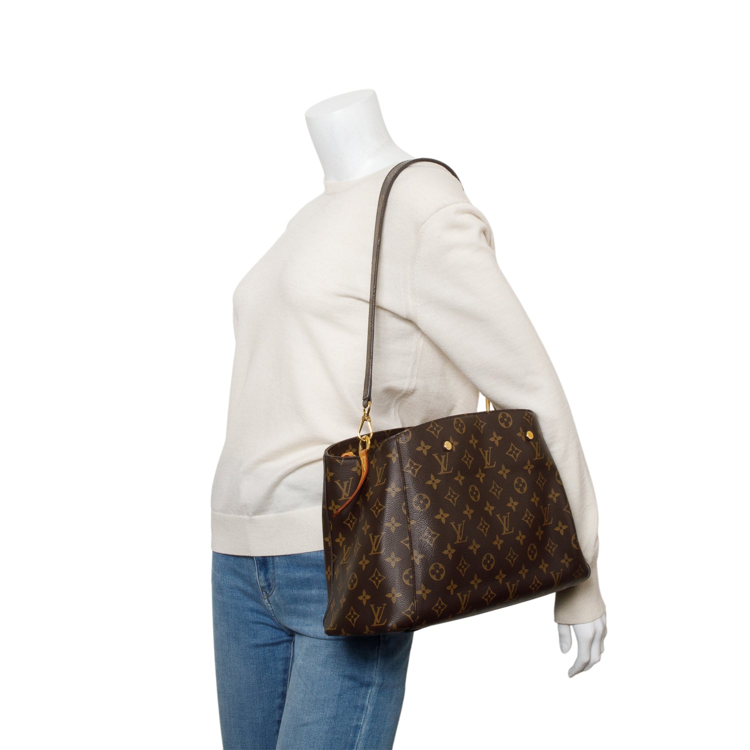 Louis Vuitton Monogram Montaigne MM w/ Strap